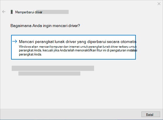 Searching for updated driver software to update audio drivers