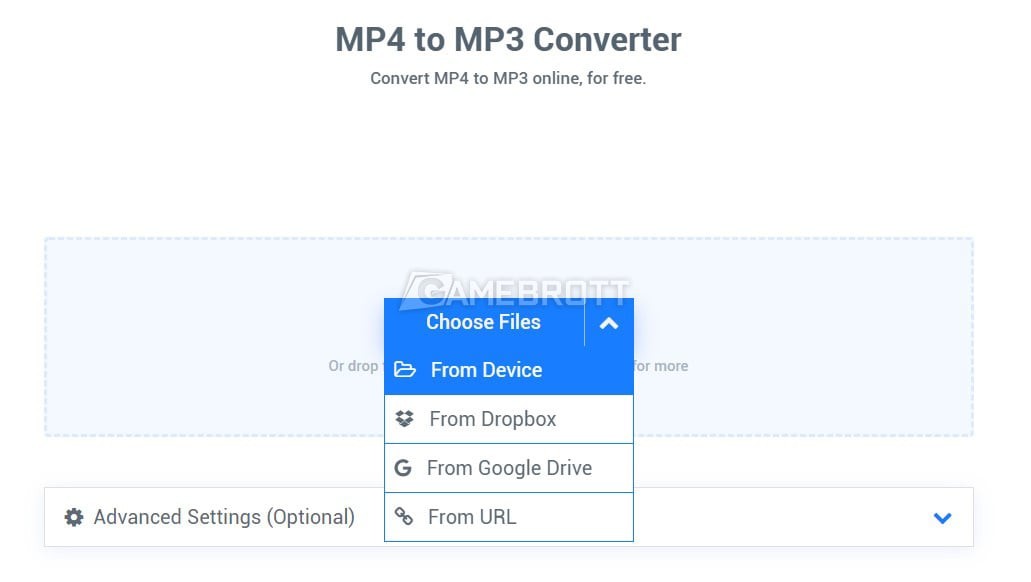 FreeConvert Interface