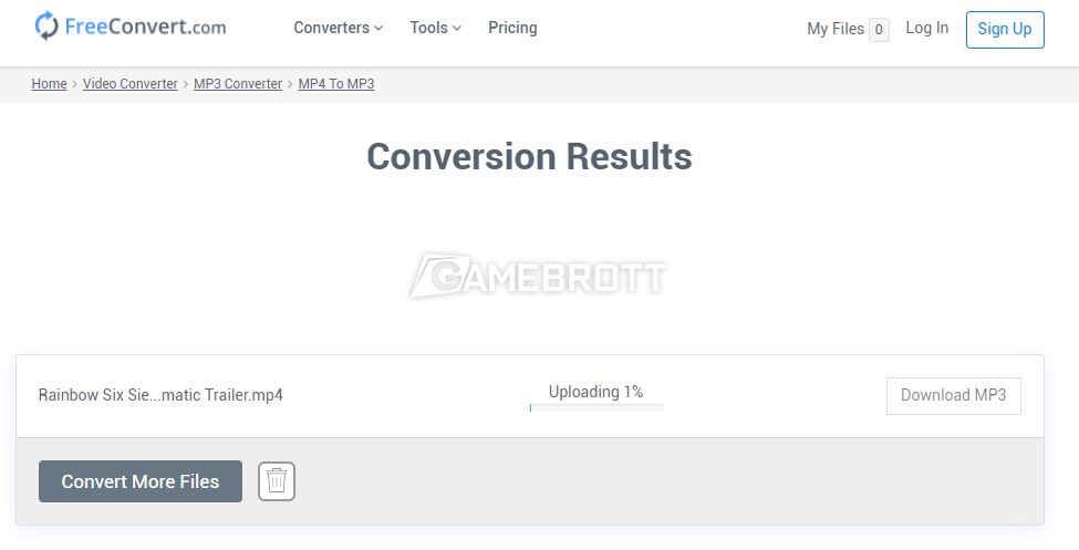 FreeConvert Conversion Process