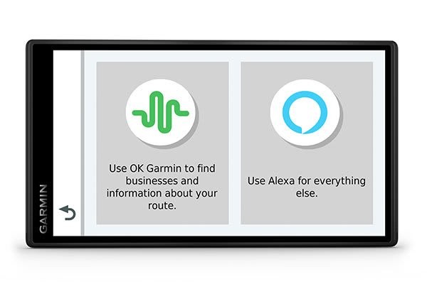 Garmin device featuring Amazon Alexa