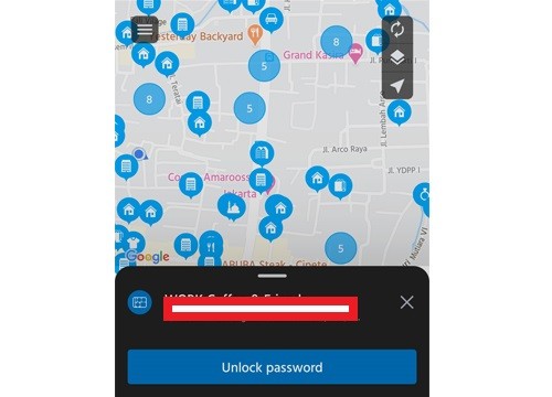 Wi-Fi Map App Interface
