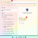 Open Disk Management using Run dialog