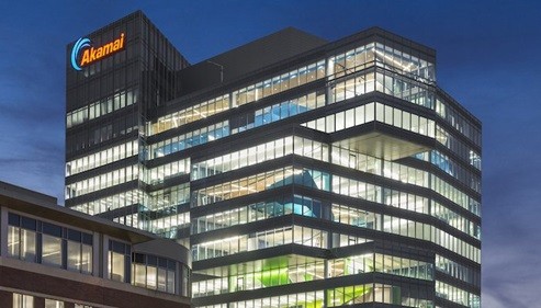 Akamai office interior showcasing a modern and collaborative workspace