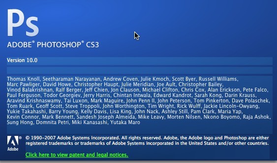 Adobe Photoshop CS3 Interface