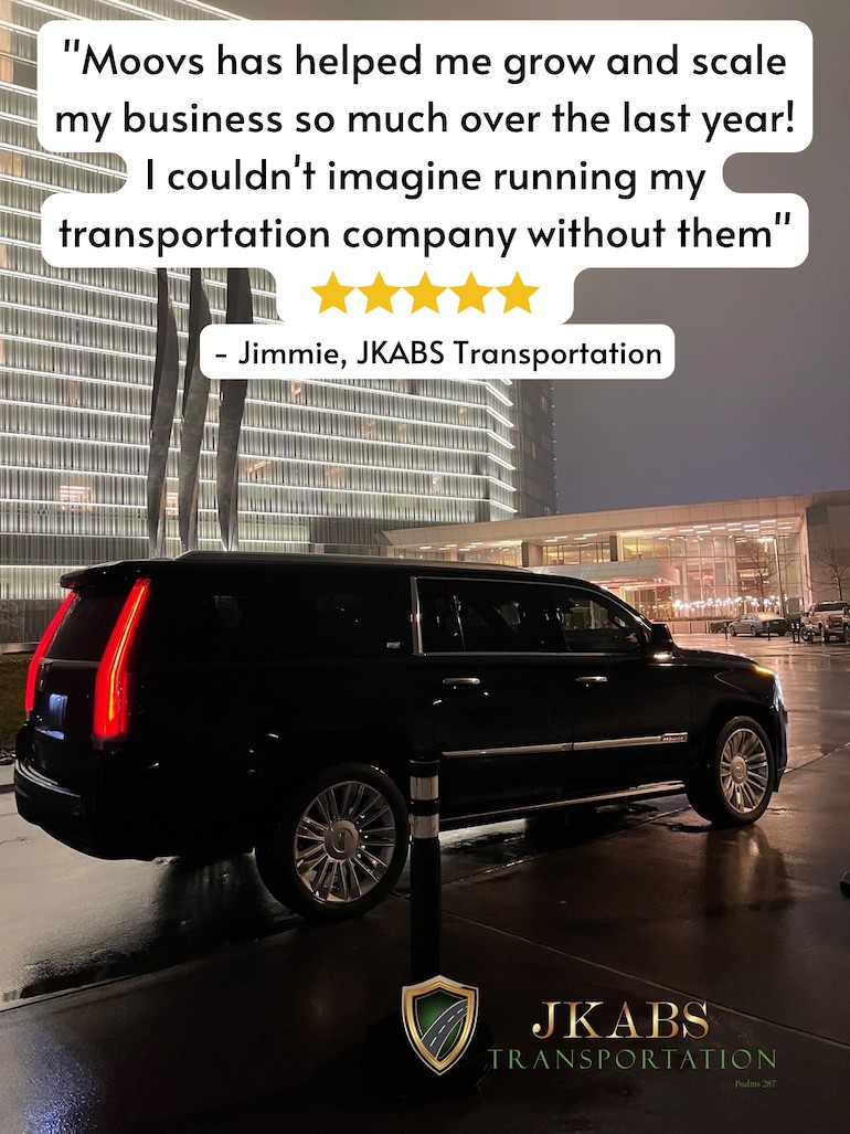Limo dispatch software interface