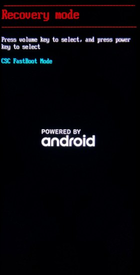 ASUS Zenfone recovery mode