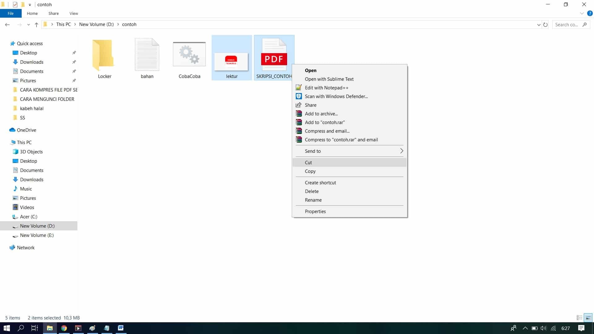 Move Files to Locker