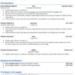 Software Engineer Resume Example