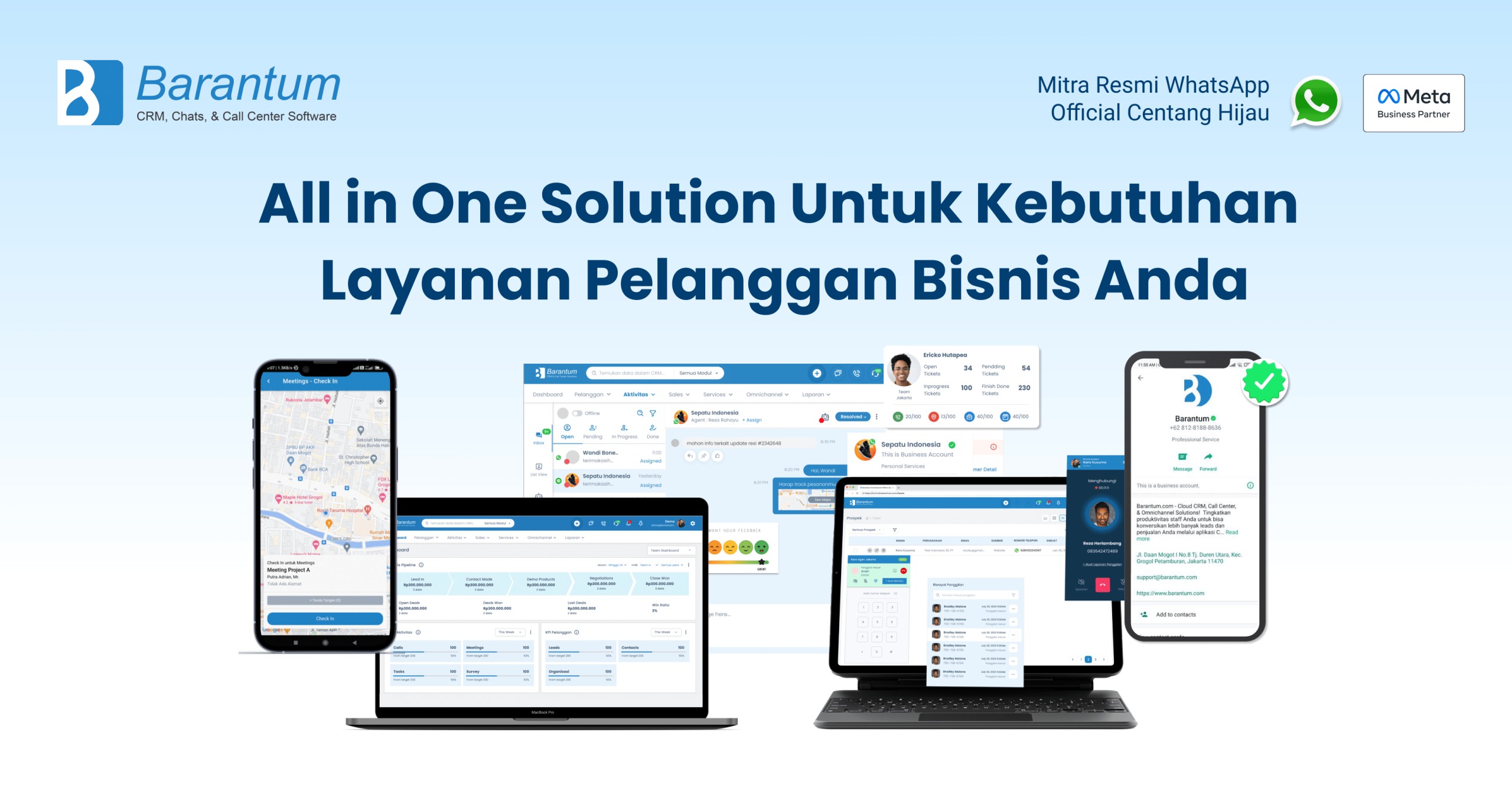 Mechanic using CRM software