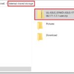 Copying Firmware ZIP File to Phone's Internal Storage
