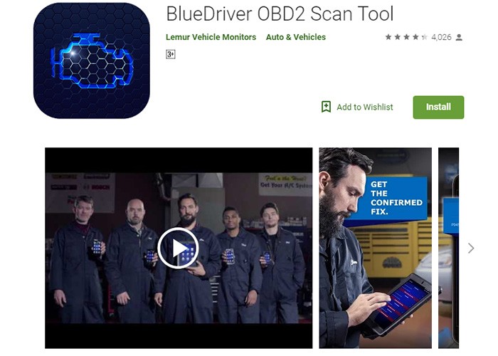 BlueDriver Interface