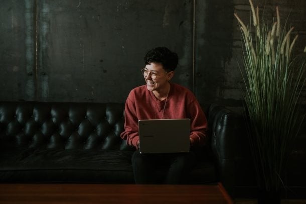 Software engineer working on multiple monitors