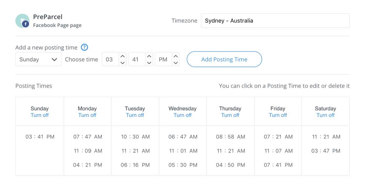 Buffer Social Media Scheduling