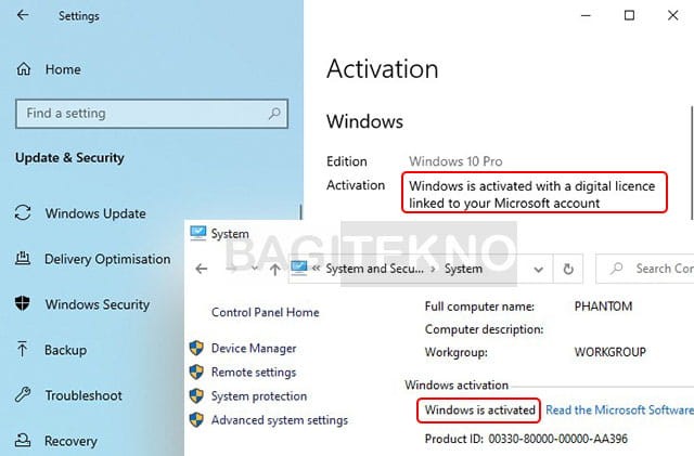 Change product key to activate Windows 10