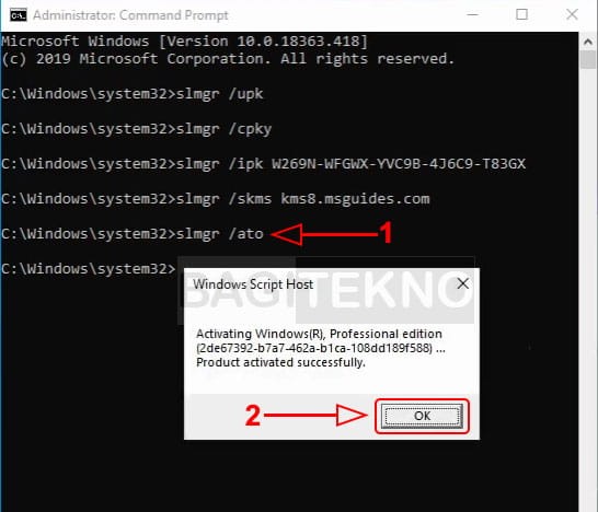 Install Product Key