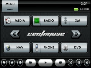 Centrafuse car pc software interface