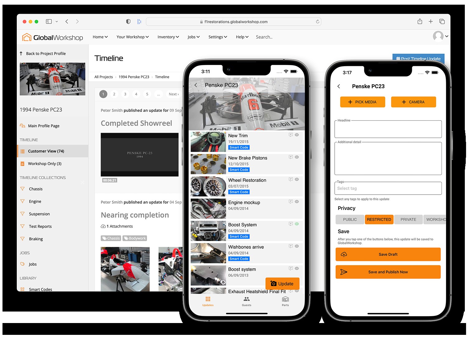 Chrono Media Management on Devices