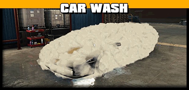 Car wash with new grime-removing machines