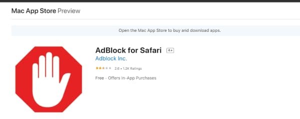 AdBlock installation on Safari
