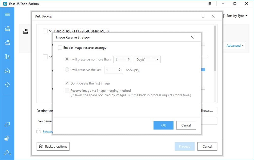 Image Reserve Strategy