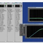 Automotive technician using car stereo design software on a computer