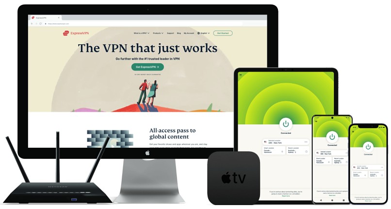 Using ExpressVPN on a variety of devices to access YouTube securely and privately