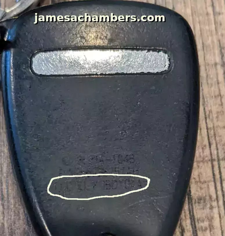Chrysler 300C Key fob