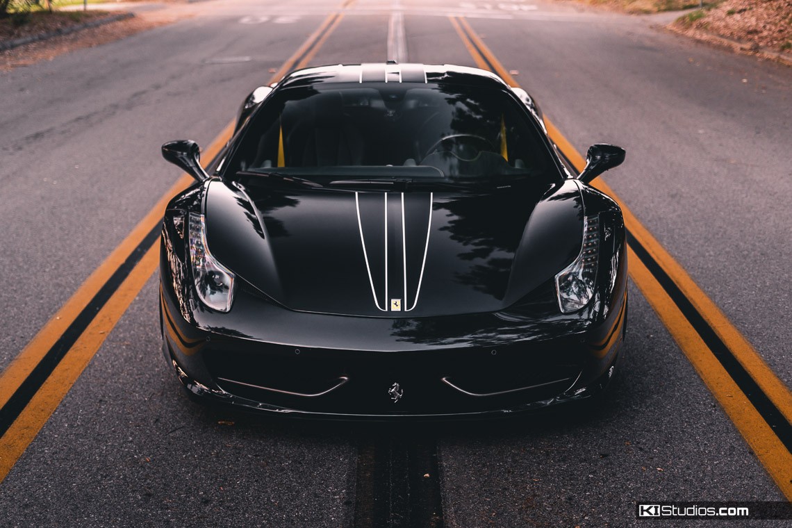 Ferrari 458 Italia Scuderia Style KI Studios Stripes