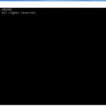 Command Prompt Interface on a Computer Screen