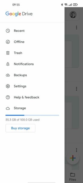 Google Drive interface showing the Trash folder and options to restore deleted files
