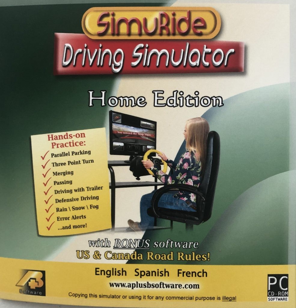 An image of the Simuride HE software installed on a USB stick, emphasizing the portability and ease of installation of the program