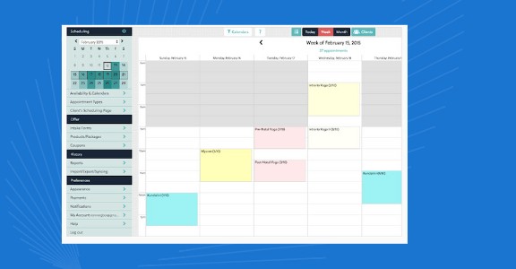 Image of Acuity Scheduling software.
