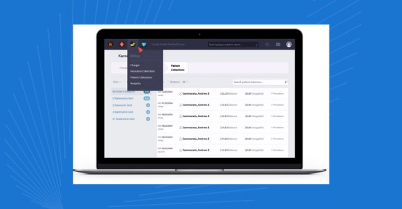 Image of Kareo software.