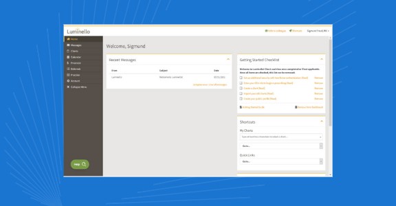 Image of Luminello software.