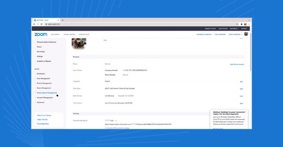 Image of Zoom for Healthcare software.