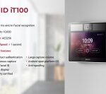iT100 iris reader mounted to wall