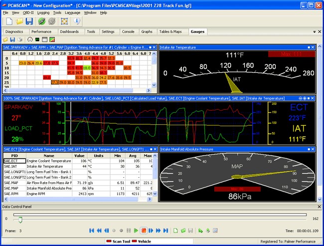 PCMScan OBD2 diagnostics software