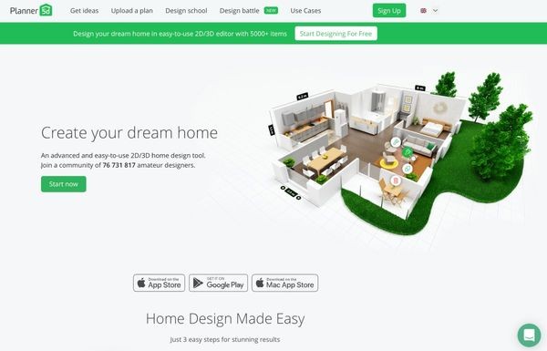 Planner 5D Car Interior Design Software