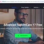 Website screenshot for IObit Advanced SystemCare