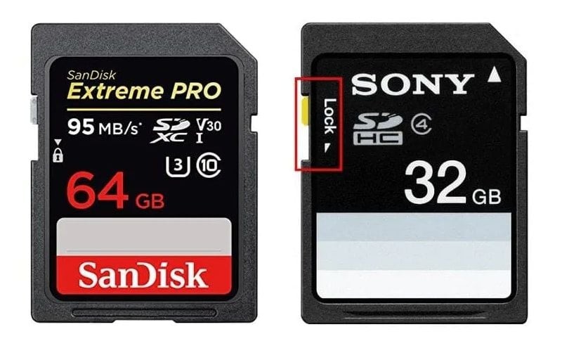 SD card write protection
