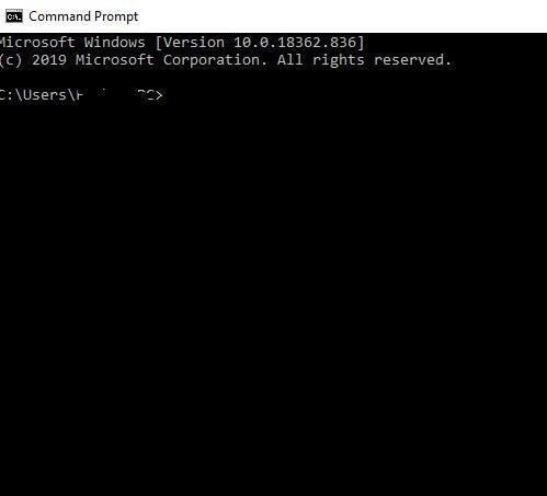 Entering the CHKDSK command