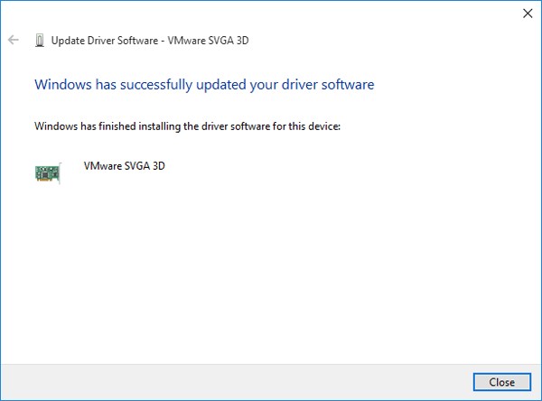 Restore backed up drivers