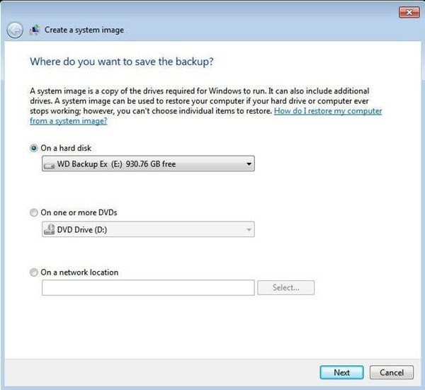 Saving backup to ensure data protection