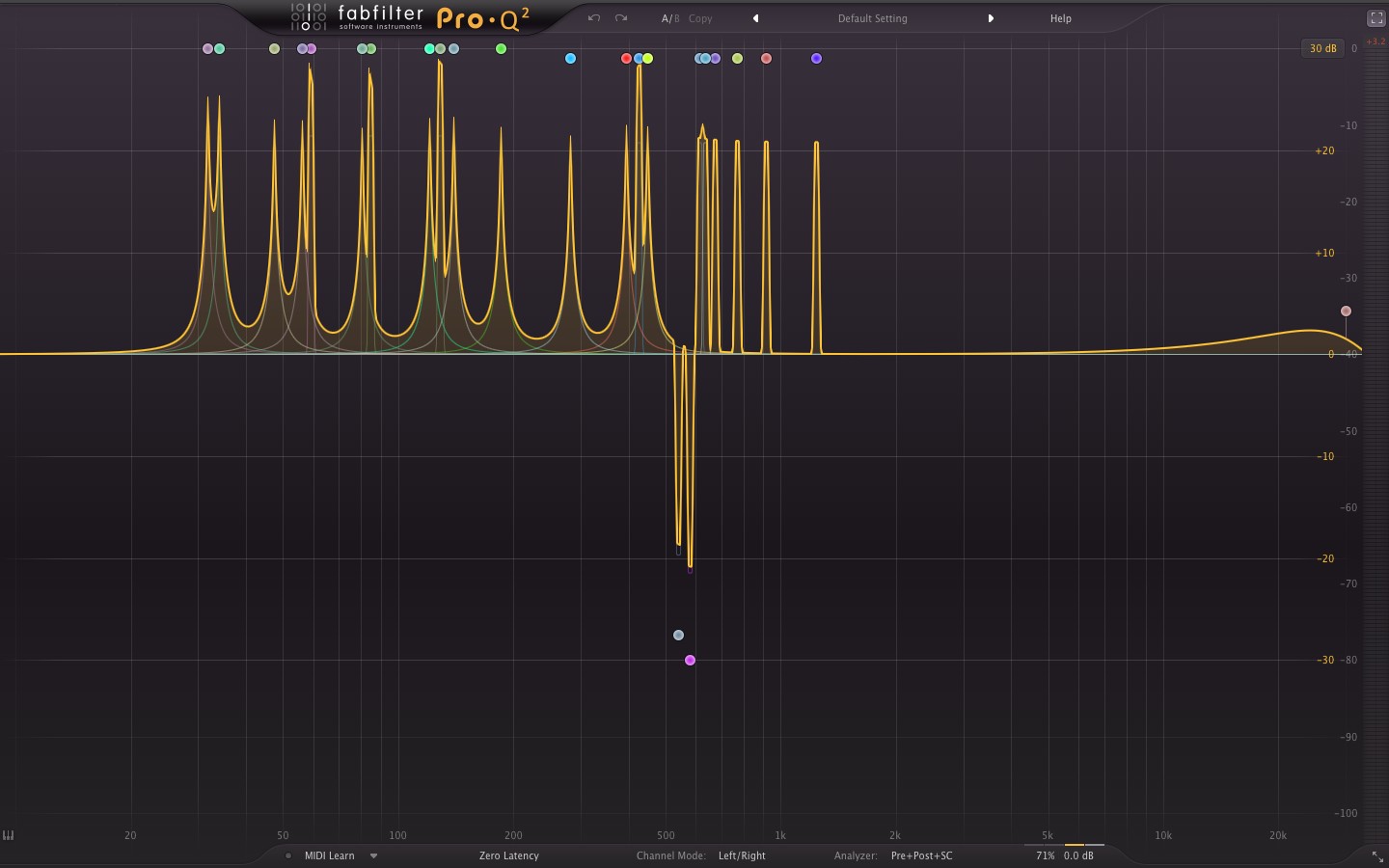 Equalization (EQ) adjusts the tonal balance of an audio signal