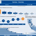 Data dashboard featuring car performance metrics.