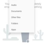 Dumpster app interface showing recently deleted files