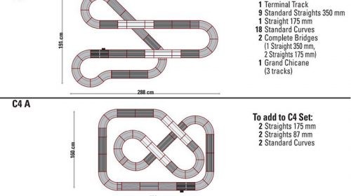 SCX Slot Car Track Plans