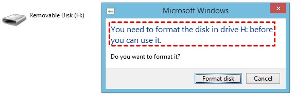 SD card asking to be formatted