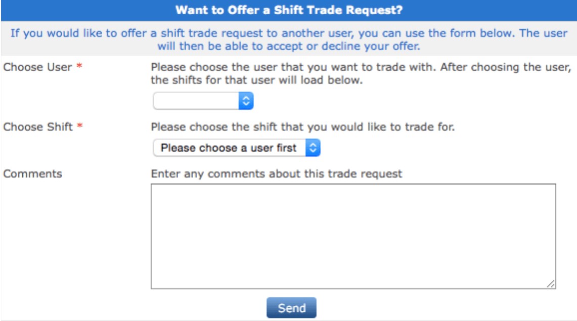 Shift Admin Shift Trade