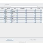 Storage 1 Schedule